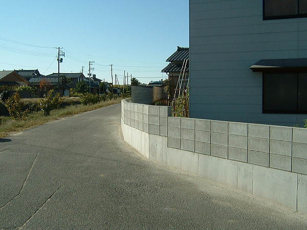 土留コンクリート　ブロック塀工事 新潟市