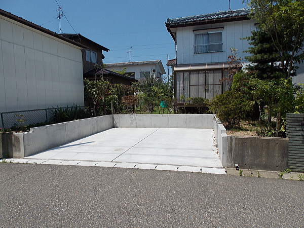 駐車場の施工 阿賀野市