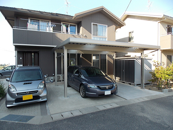 駐車場の施工 阿賀野市