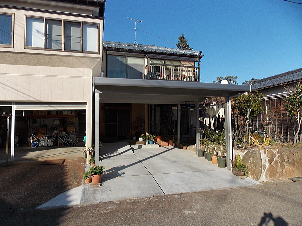 駐車場の施工 阿賀野市